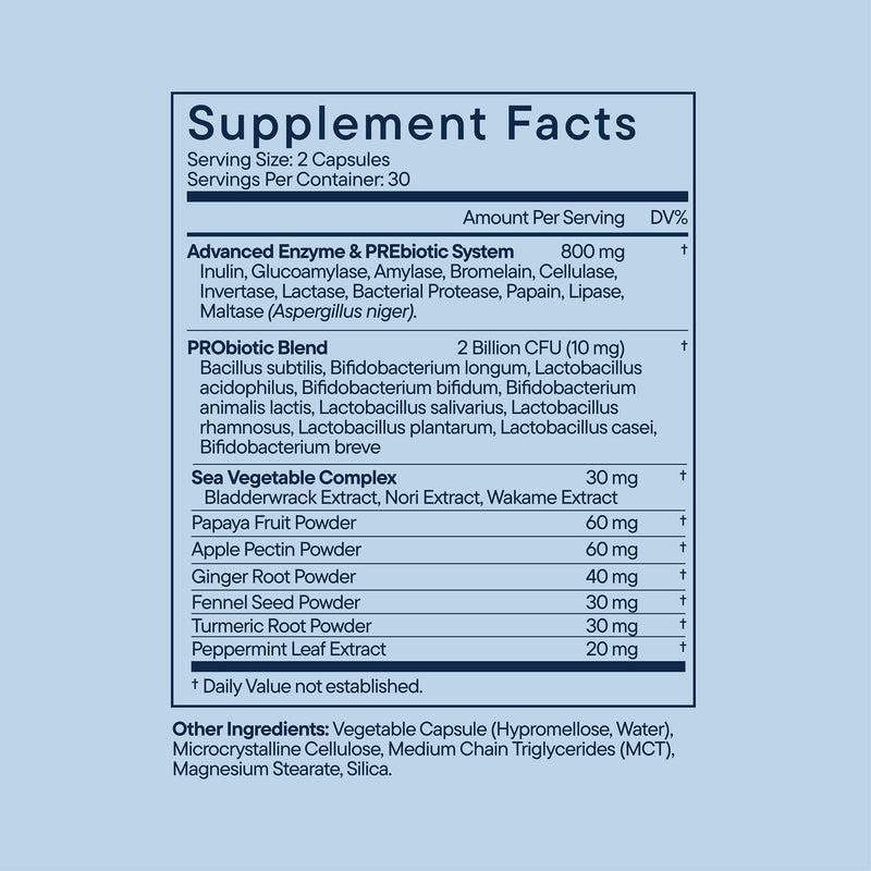 Zenwise Digestive Balance Blend — Relieves Bloating & Soothes the Stomach — 60 Chewable Tablets