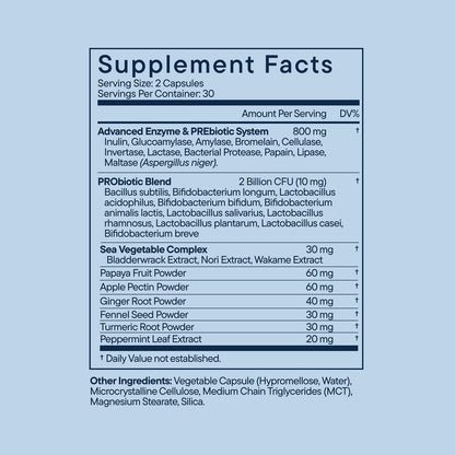 Zenwise Digestive Balance Blend — Relieves Bloating & Soothes the Stomach — 60 Chewable Tablets